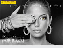 Tablet Screenshot of jewelleryfair.com.au
